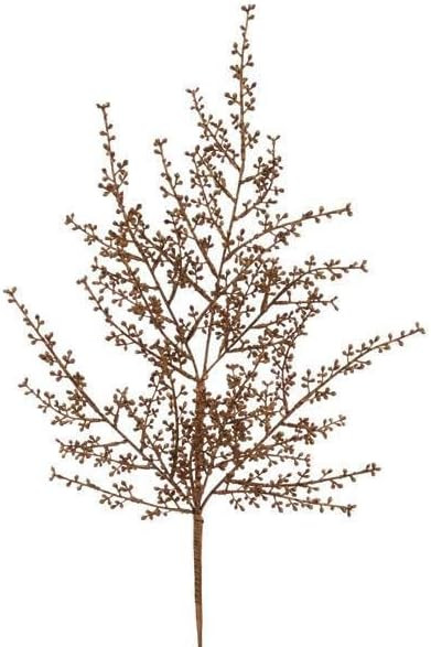 23 Inch Washed Seeded Spray, One Unit, Artificial Floral Stem with Muted Gold Tones, Faux Botanic... | Amazon (US)