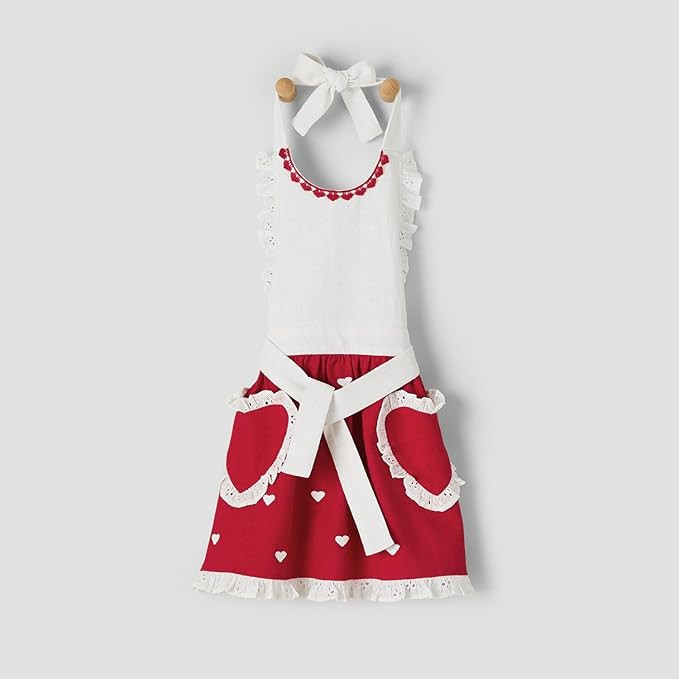 Sur La Table Valentine's Day Children's Apron, Red | Amazon (US)