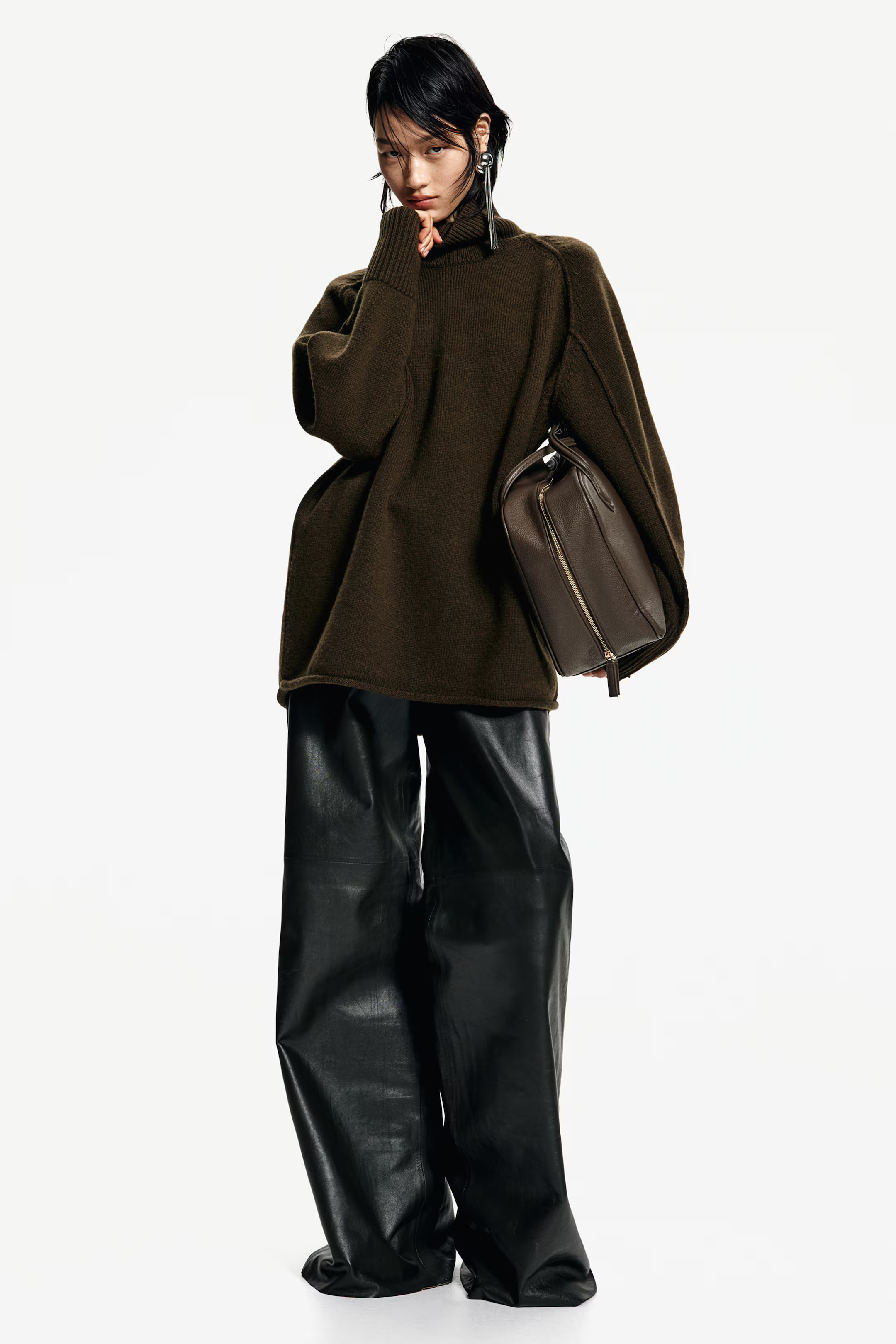 Jersey de lana con cuello perkins | H&M (FR, IT, ES, PT, BE)