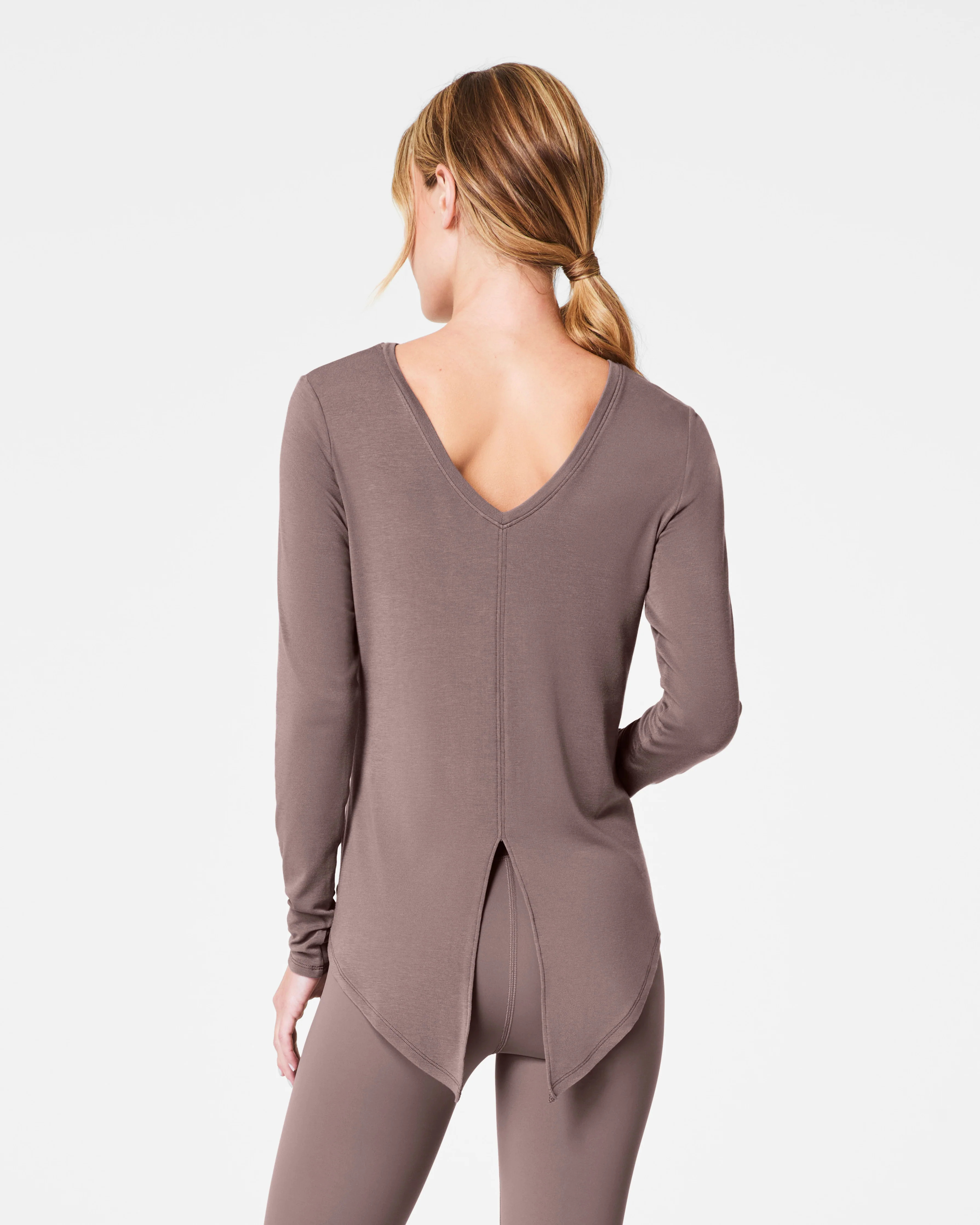 SPANX® Better Base Long Sleeve Convertible Tie Top | Spanx
