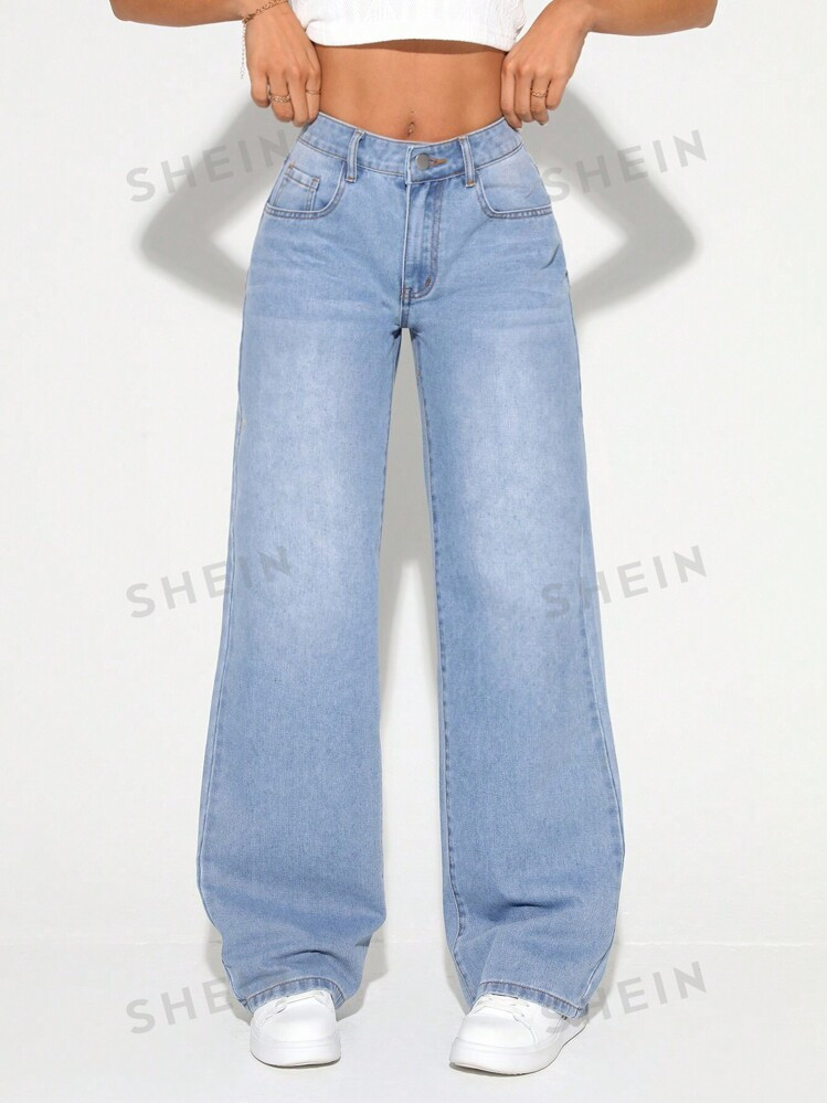 SHEIN Tall Ladies' Jeans With Pockets | SHEIN