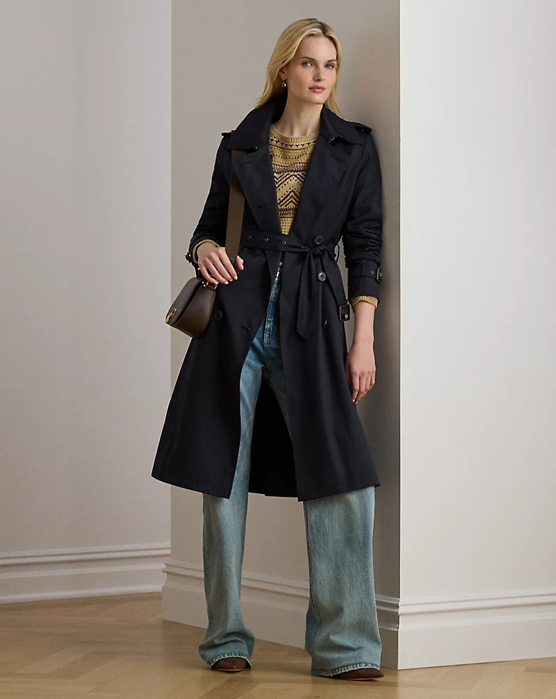 Zweireihiger Trenchcoat mit Gürtel | Ralph Lauren (DE & AT)