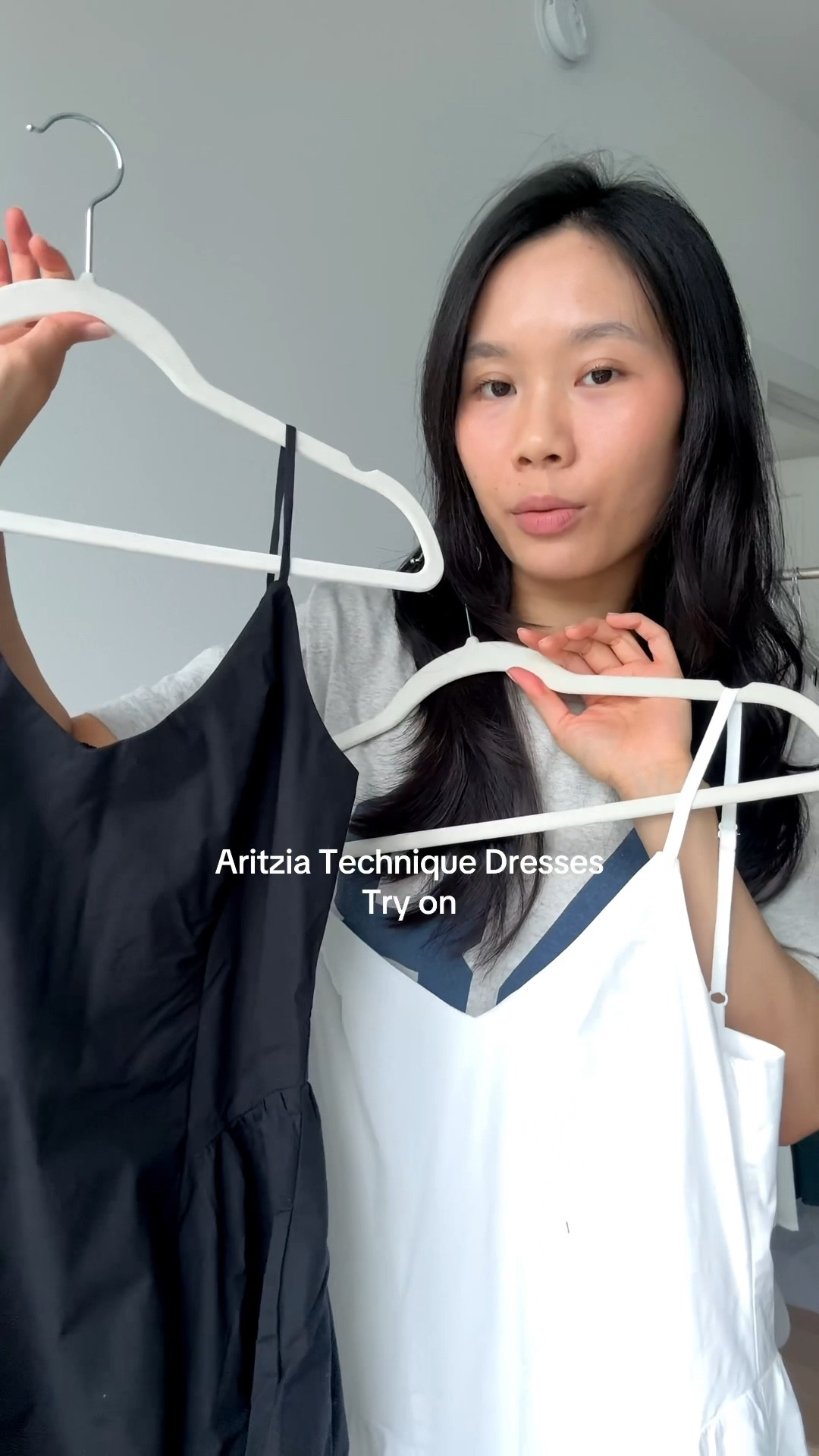 aritzia technique poplin dresses try on size 00 in bright white and black - aritzia clientele summer sale 

#LTKSeasonal #LTKSaleAlert #LTKTravel