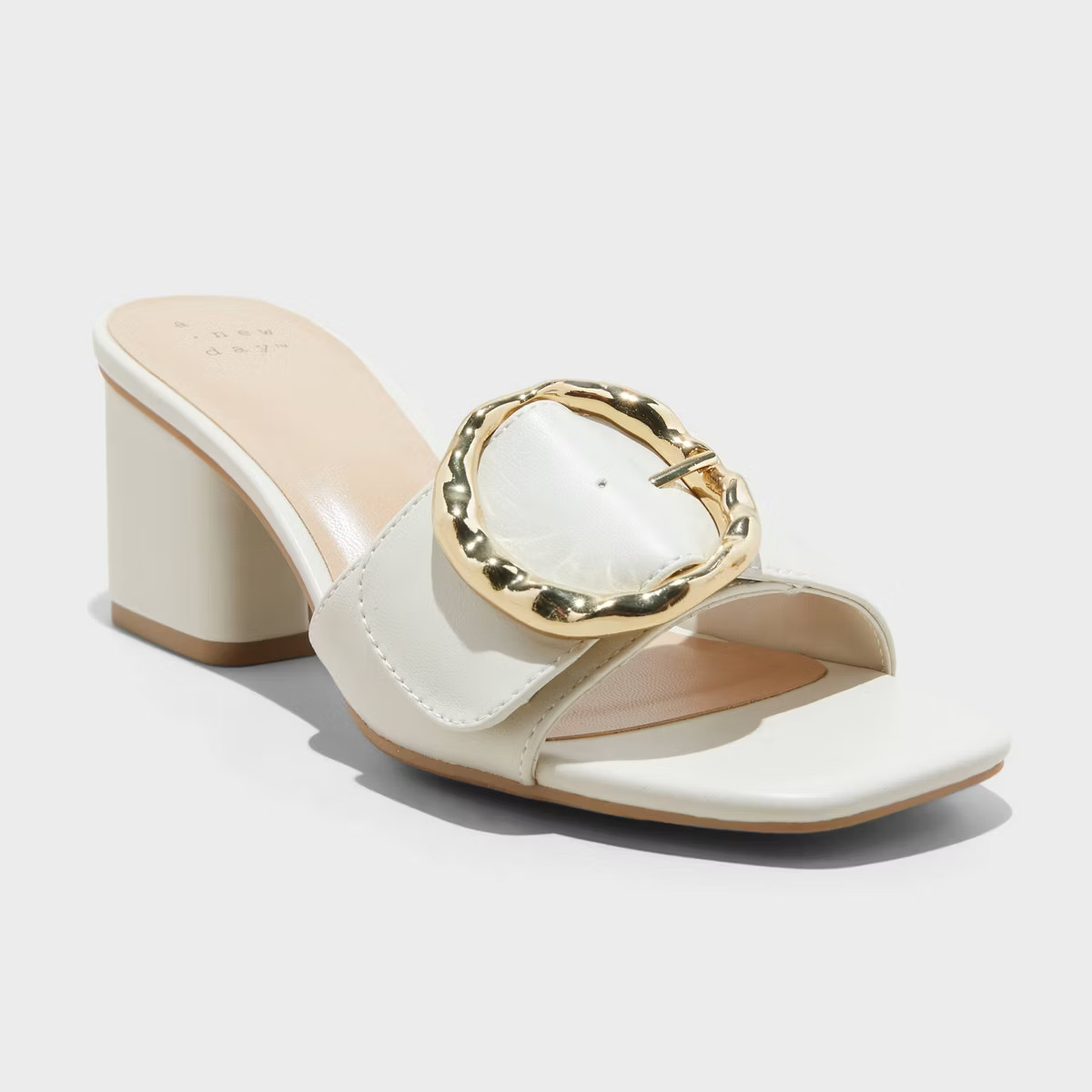 Women's Diana Buckle Mule Heels - A New Day™ | Target