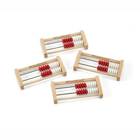 hand2mind 20-Bead Mini Wood Rekenrek, Math Counting Frames (Pack of 4) Original Version | Walmart (US)