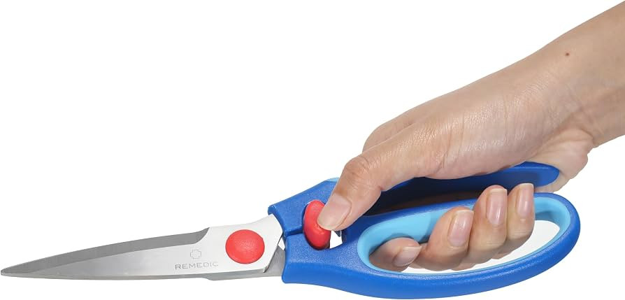 Remedic Spring-Loaded Self-Opening Arthritis Scissors for Weak Hands | Amazon (US)