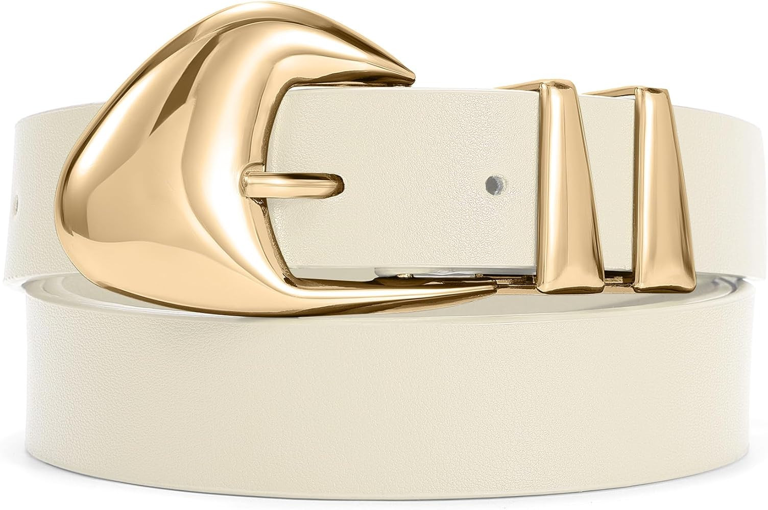 XZQTIVE Women's Leather Belts for Jeans Dress Pants Black Brown Belts for Women Ladies Waist Belt... | Amazon (US)