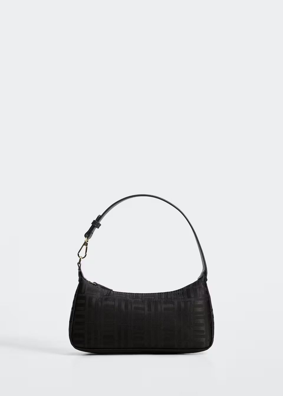 Logo textured bag -  Women | Mango USA | MANGO (US)