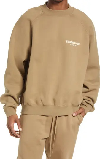 Fear of God Essentials Cotton Blend Crewneck Sweatshirt | Nordstrom | Nordstrom