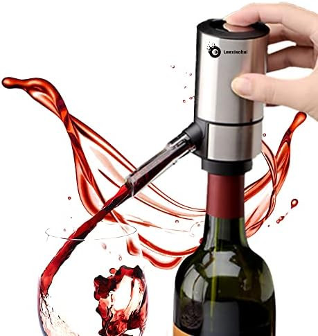 Leexiaobai Electric Wine Aerator,2022 New Portable Automatic Wine Aerator Pourer ,One-Button Smart W | Amazon (US)