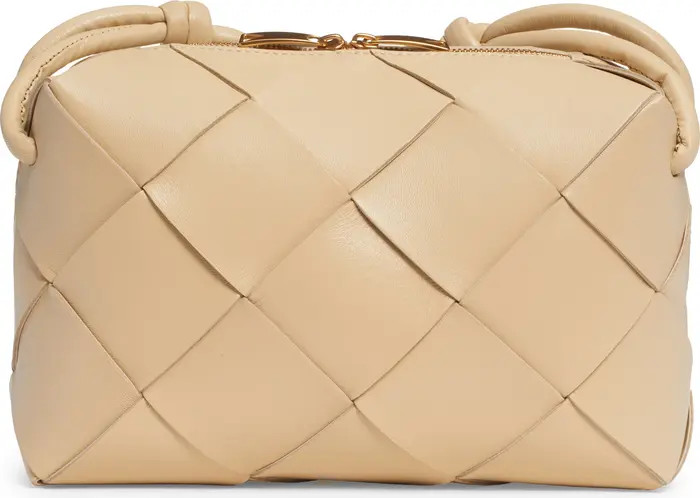 Large Intrecciato Leather Crossbody Bag | Nordstrom