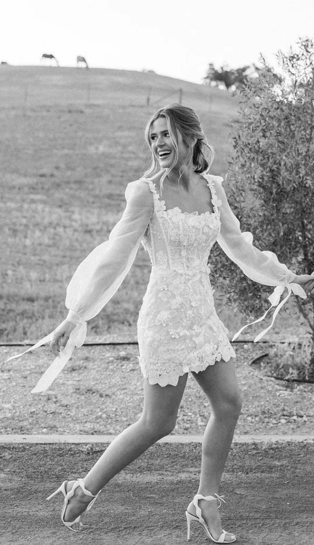 Custom Wedding Dress for Bride. Short Wedding Dress With - Etsy Canada | Etsy (CAD)