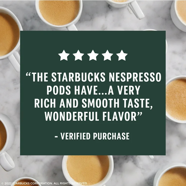 Starbucks by Nespresso Vertuo, Starbucks Blonde Espresso Roast, Nespresso Pods, 10 Ct | Walmart (US)