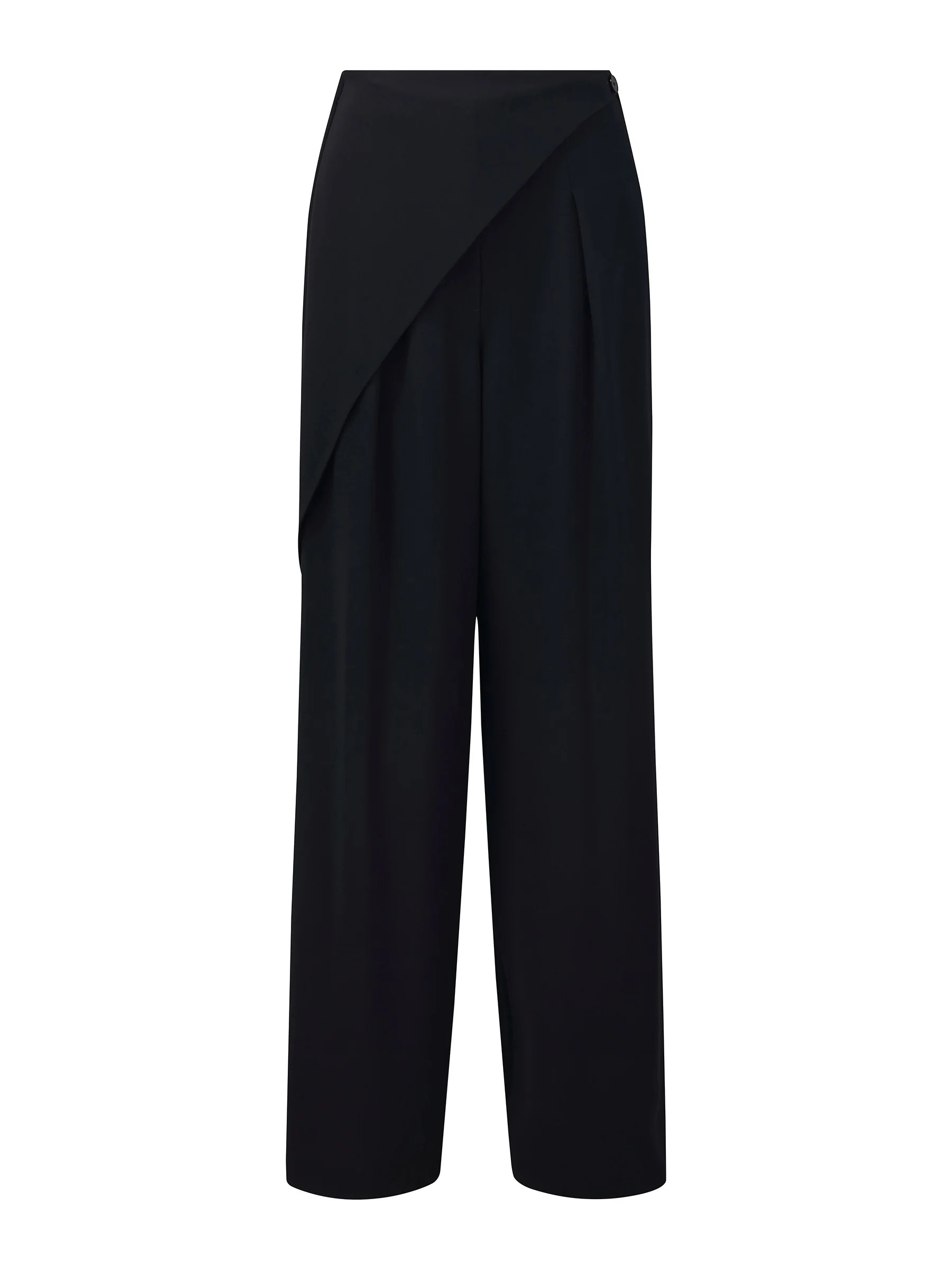 Pre-Order [Preview] Acetate Blend Women Wide Leg Pants | GOELIA