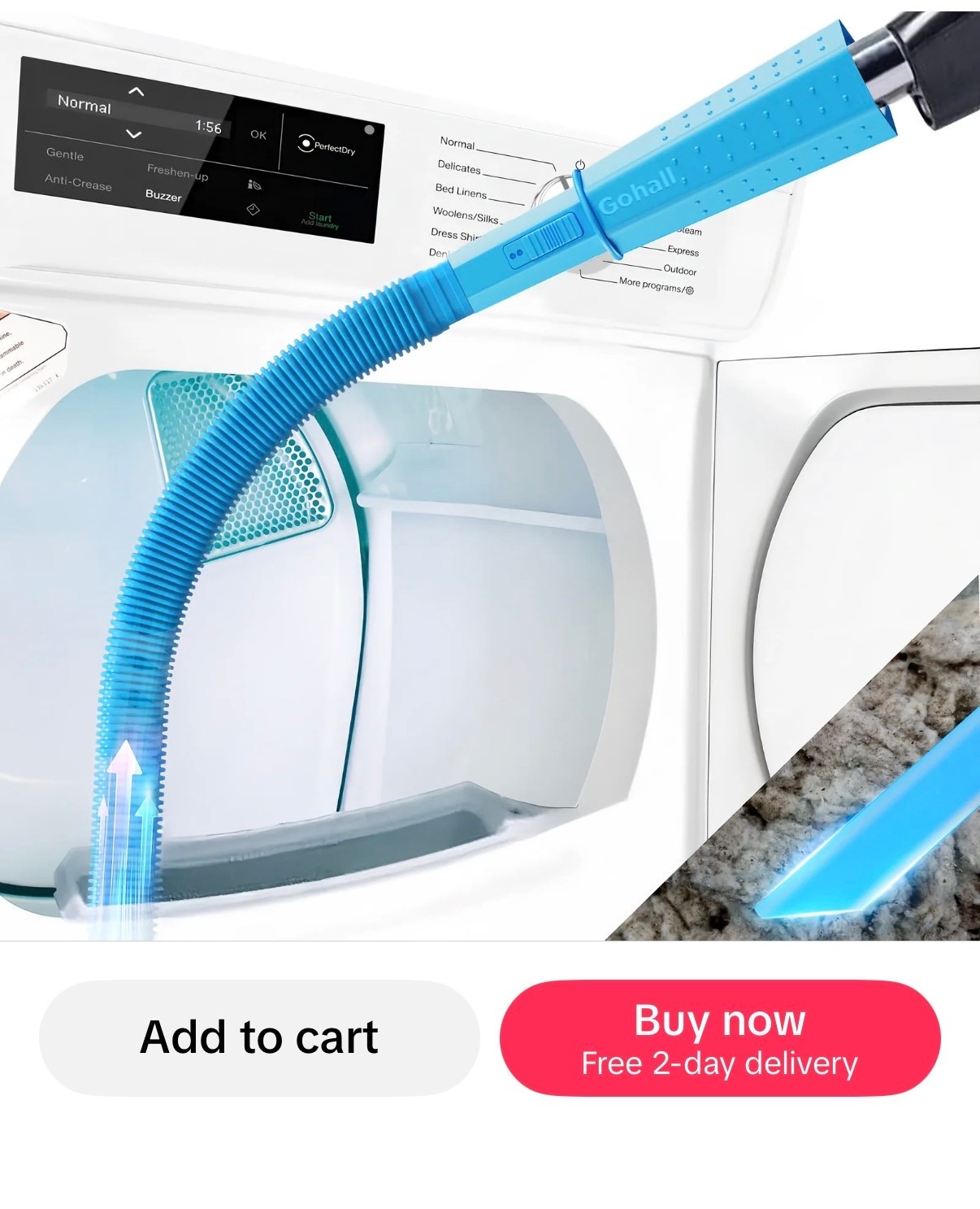 #lint #dryerhose #lintbrush #home