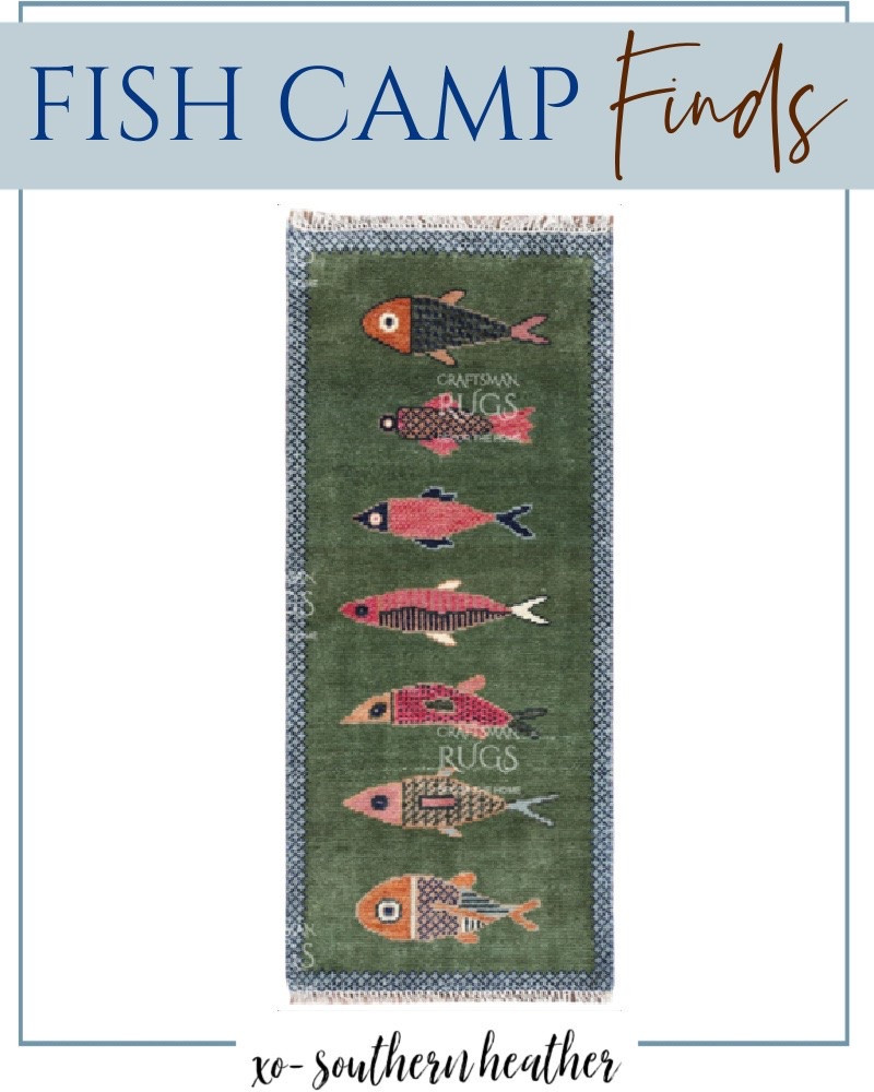 Cutest rug runner for a little bit of whimsy 🎣
