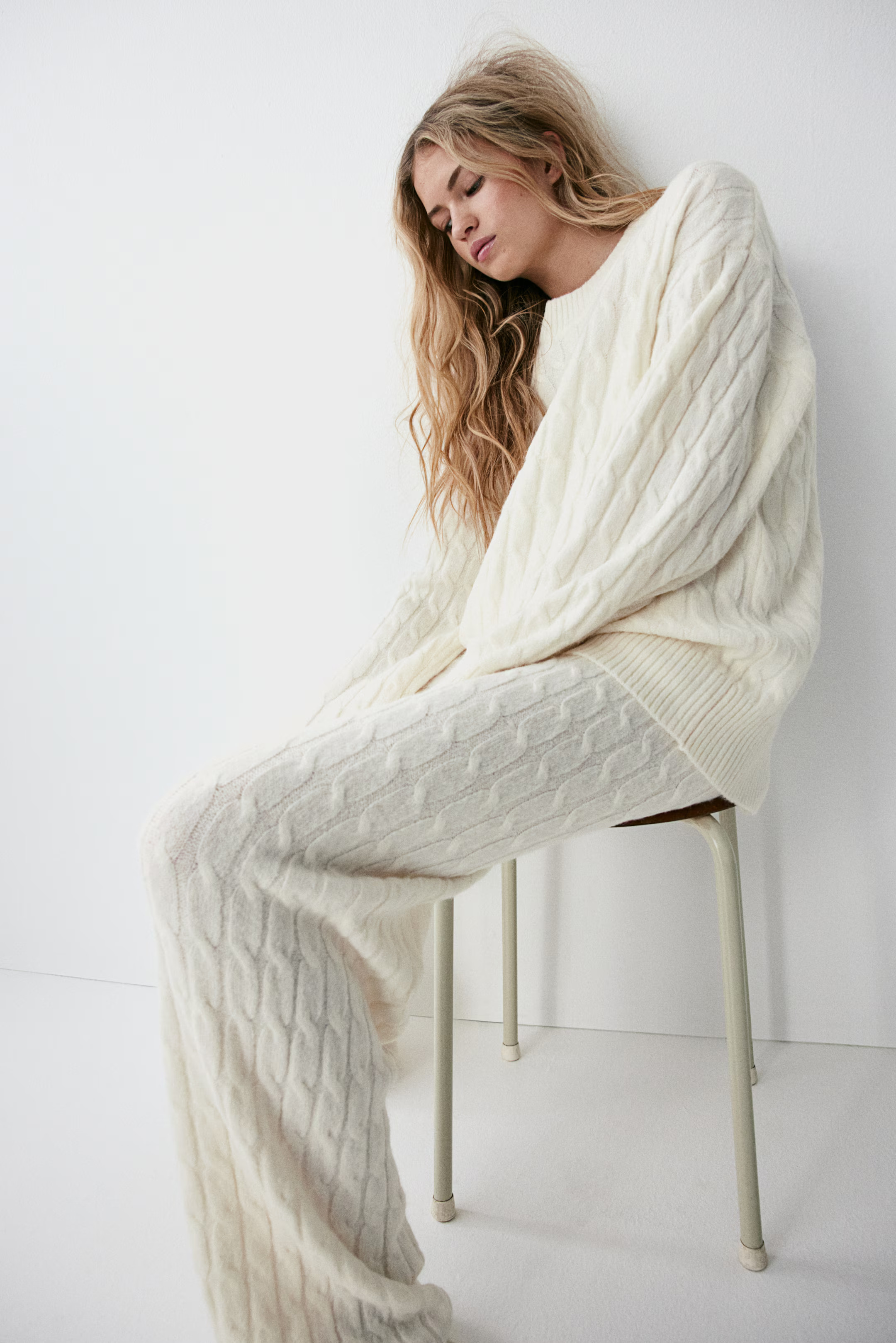 Cable-knit trousers | H&M (UK, MY, IN, SG, PH, TW, HK)