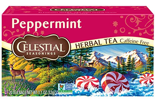 Celestial Seasonings Peppermint Herbal Tea, 20 ct | Amazon (US)
