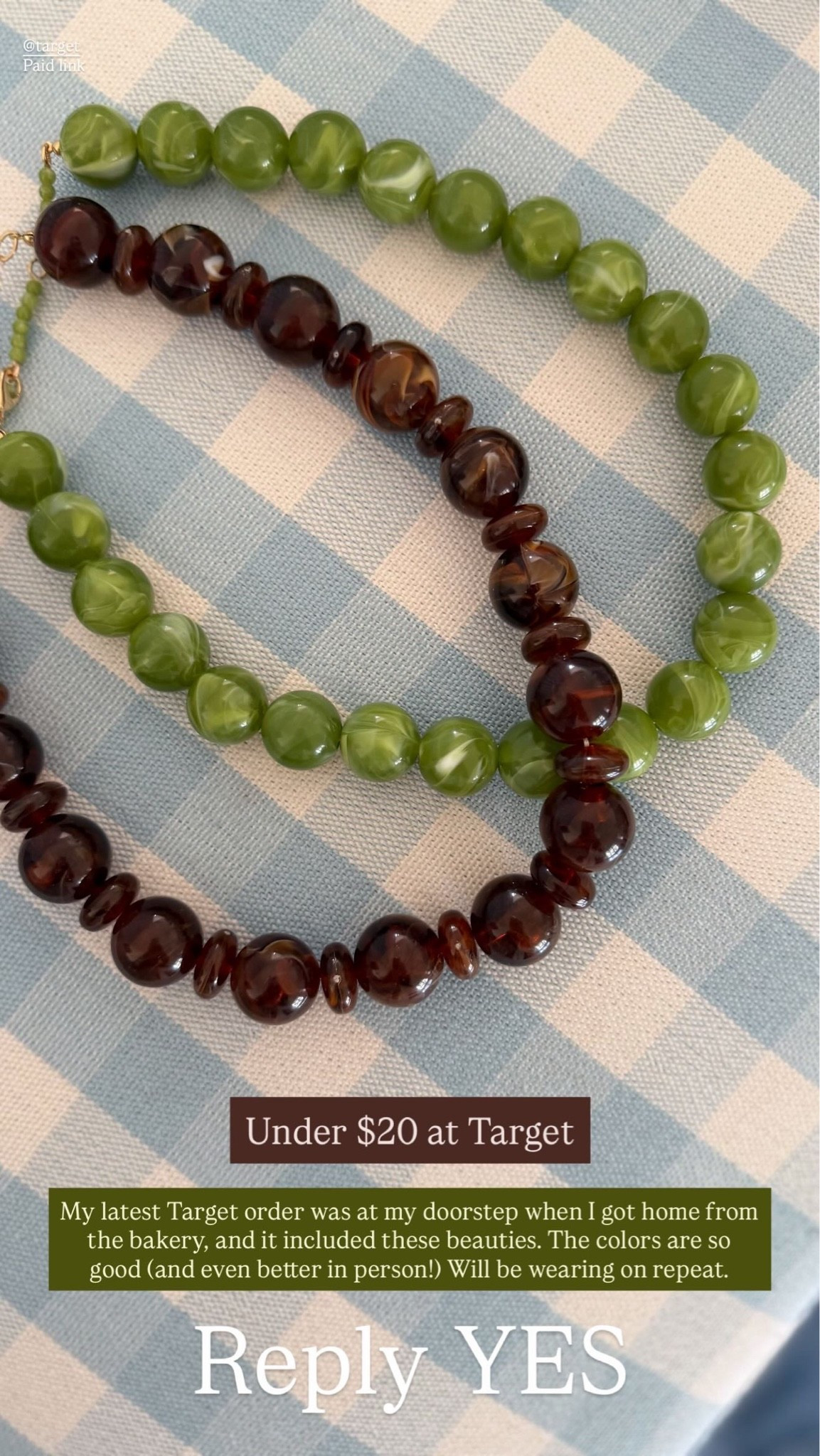 Love these new fall colors in these chunky beaded necklaces! Will be wearing on repeat! @target

jewelry, chunky necklace, Target, accessories, fall style 

 #LTKootd #LTKSeasonal