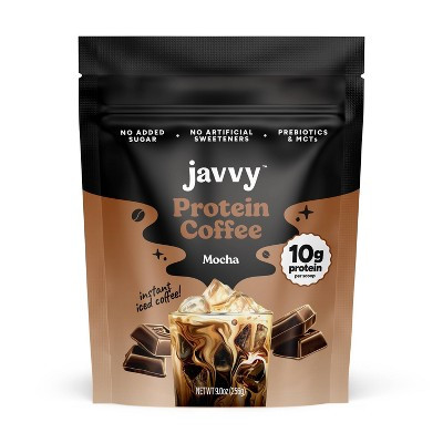 Javvy Mocha Protein Instant Iced Coffee - 9oz | Target