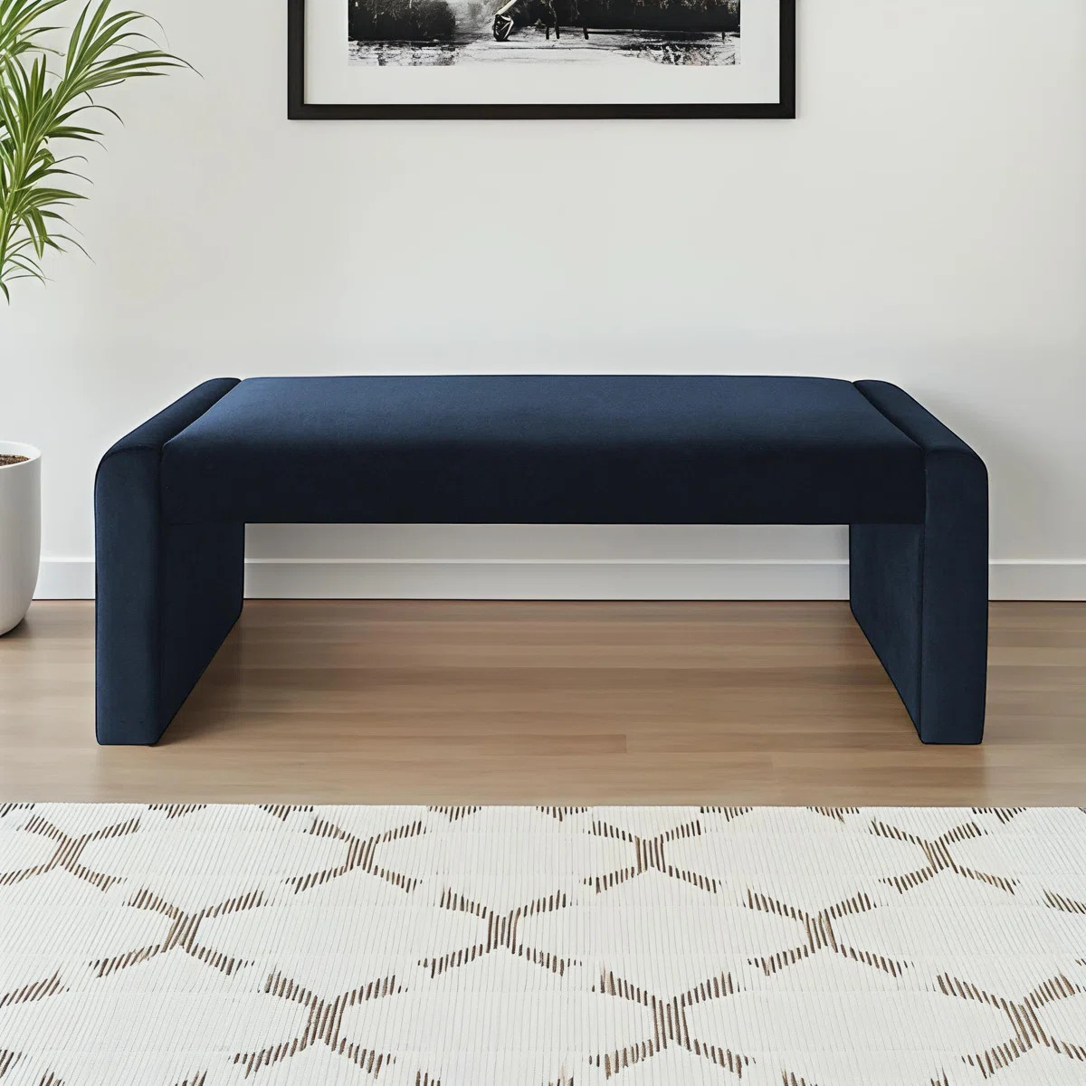 Wagenen 47" Upholstered Bench | Wayfair North America