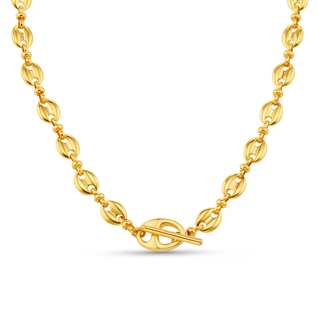 Mariner Chain T-Bar Necklace | Orelia