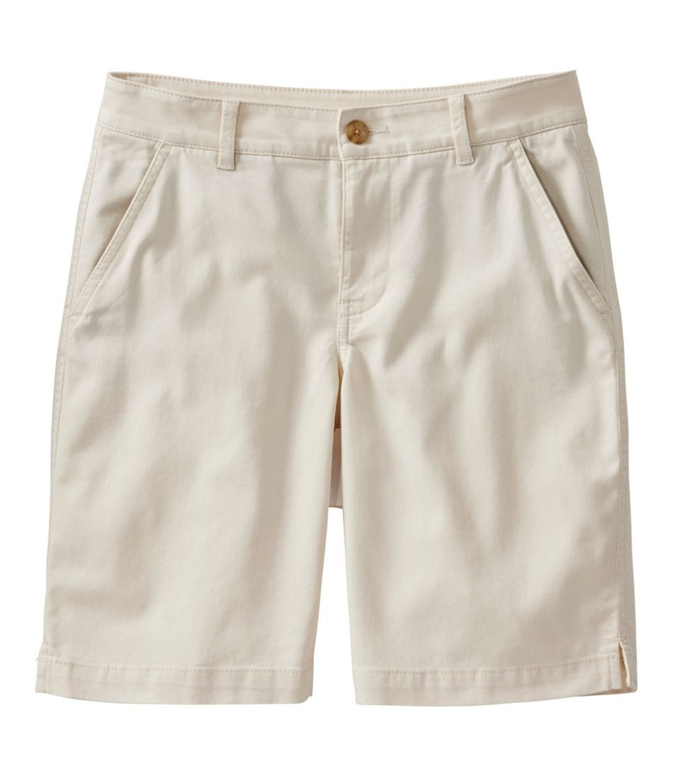 Women's Comfort Stretch Shorts, Chino Bermudas 9" | L.L. Bean