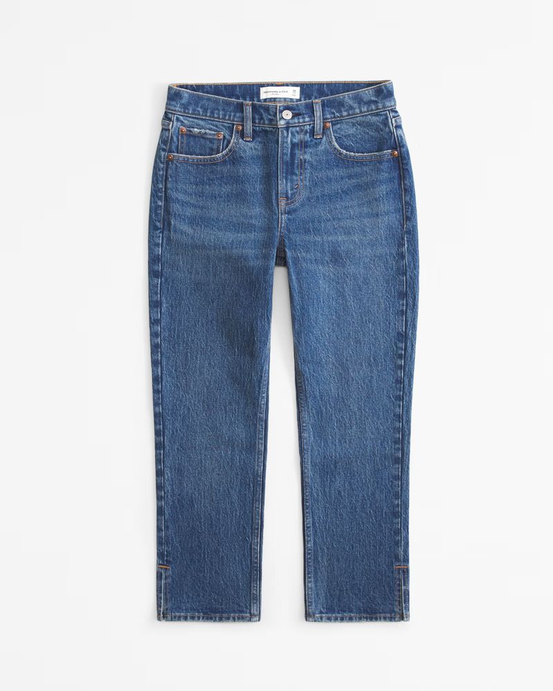 Mid Rise Capri Jean | Abercrombie & Fitch (US)