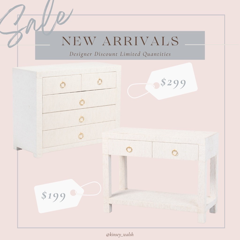 Luxe for less raffia nightstand chest console on a budget affordable furniture 

#LTKSaleAlert #LTKHome #LTKStyleTip