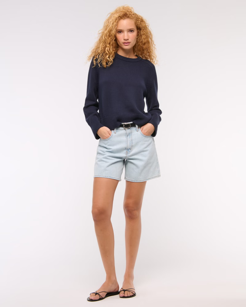 The A&F Madeline Crew Sweater | Abercrombie & Fitch (US)