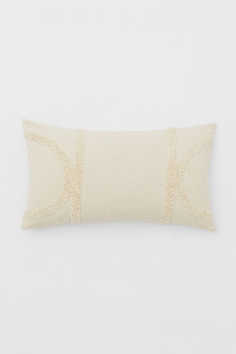 Tufted Cotton Cushion Cover | H&M (US + CA)