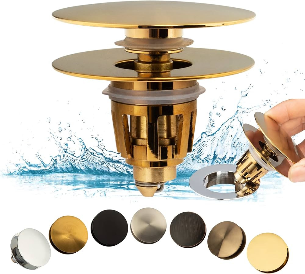 Artiwell Universal Bathroom Sink Drain Stopper, Fits Most Pop-Up Drains for Vessel Sink Lavatory ... | Amazon (US)