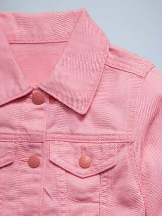 Cropped Trucker Twill Jacket for Toddler Girls | Old Navy (US)