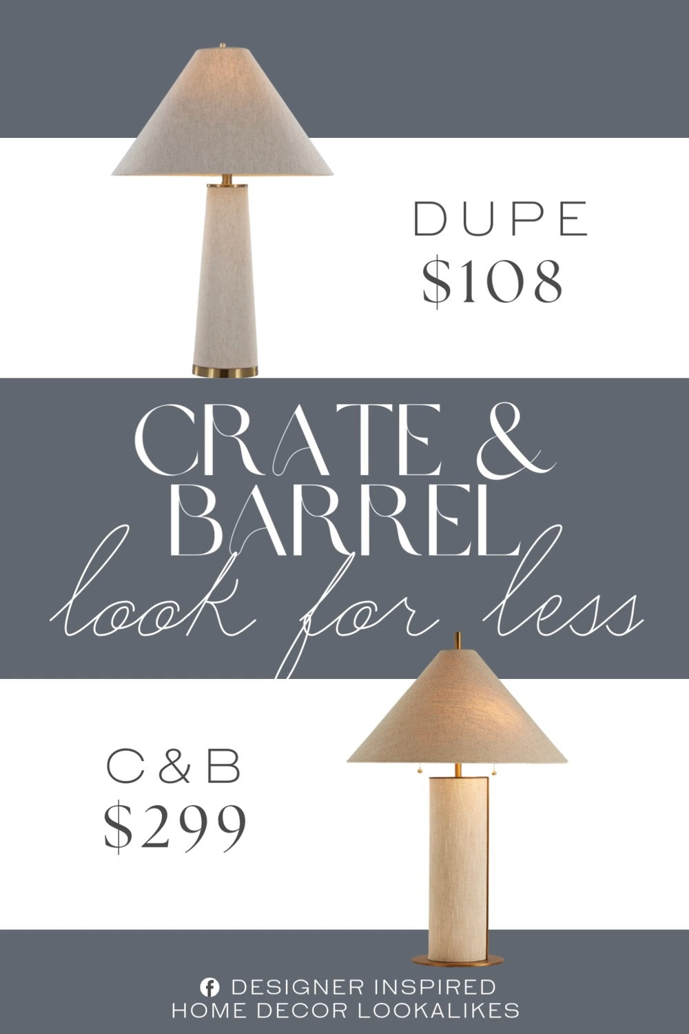 Inspired by Crate & Barrel Linen Table Lamp. Minimalist Table Lamp. Contemporary Accent Lamp. Natural Linen Table Lamp. Sleek Metal Lamp. Bedside Table Lamp. Living Room Accent Lamp. Contemporary Metal Base Table Lamp. 

Home more affordable option find copy cat similar look for less budget friendly affordable cheap cheaper beautiful pretty. Clearance sale coupon code discount code promo code luxury lookalike look a like Inspo inspiration inspired by idea ideas Love like these? I share multiple every day in my FB group.
#crateandbarrelinspired #tablelamp #accentlamp #homelighting #lightinginspo #homedecor #linenlamp #modernlamp  

 #LTKHome