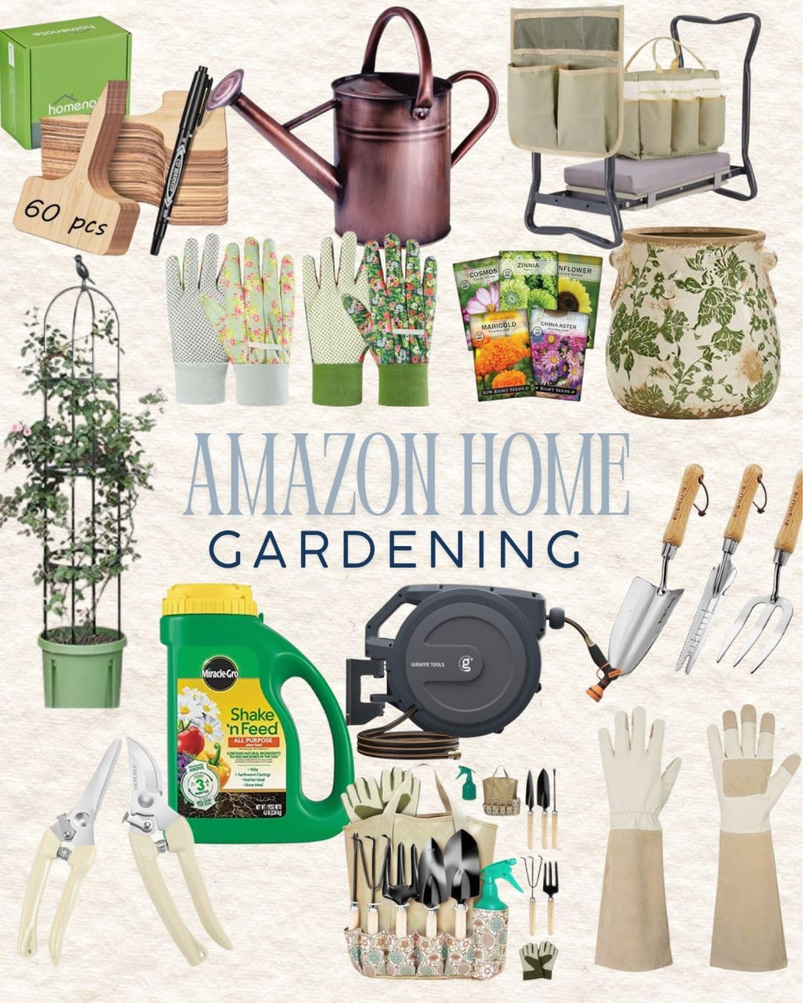 Green thumb unlocked 🌱✨ Whether you're planting blooms or harvesting herbs, these Amazon gardening finds have you covered—stylish tools, cozy kneelers, pretty pots, and all the must-haves to grow your own little paradise. 🪴

#LTKFindsUnder50 #LTKFindsUnder100 #LTKHome