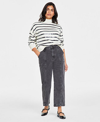 On 34th Women's Utility Slim Wide Ankle Jeans, Created for Macy's - Macy's | Macy's