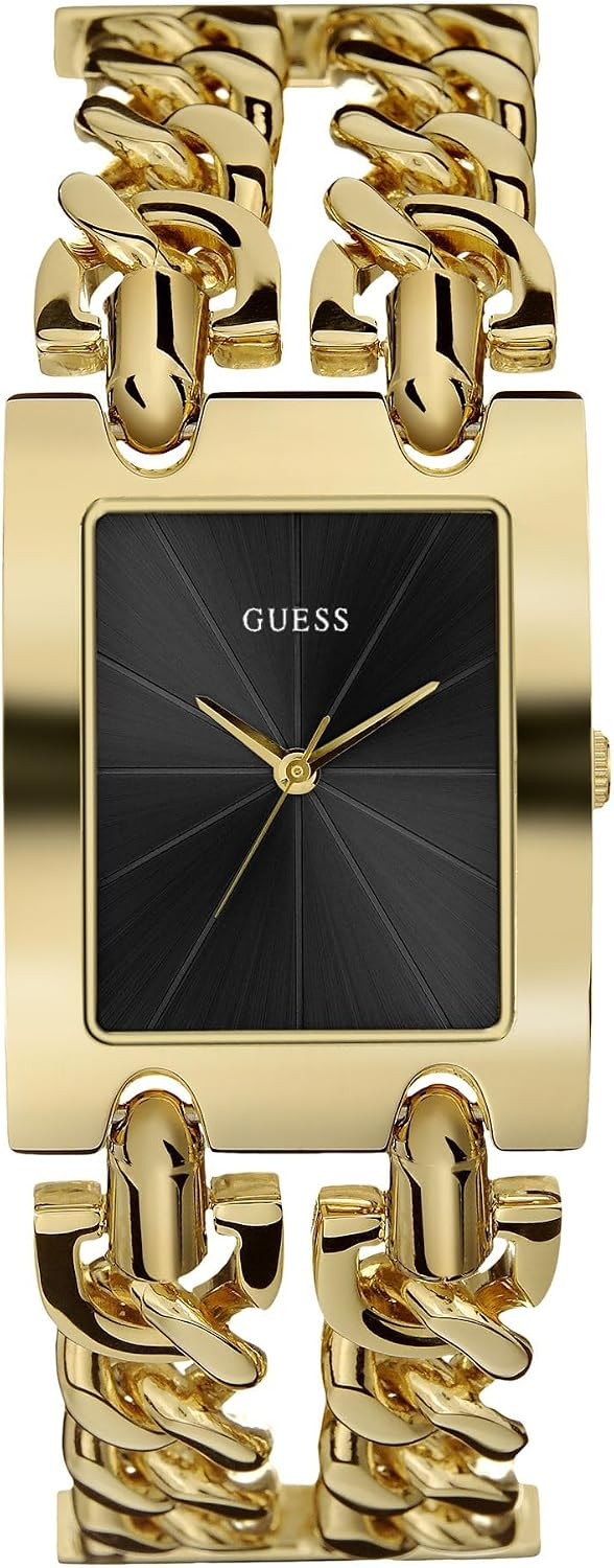 GUESS Women's Silver-Tone Multi-Chain Bracelet Watch | Amazon (US)