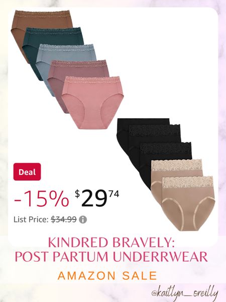 Maternity and post partum underwear on sale on amazon.

maternity , hospital bag , bump , amazon , amazon maternity , amazon find , amazon finds , amazon must haves , travel , amazon home 

 #LTKbump #LTKunder50 #LTKsalealert #LTKunder100 #LTKstyletip #LTKhome #LTKtravel #LTKFind 

