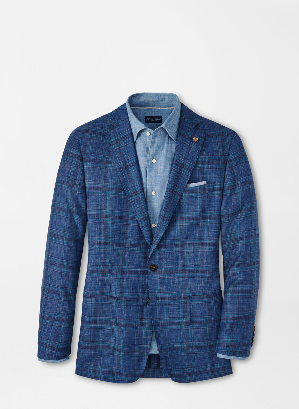 Rockport Windowpane Soft Jacket | Peter Millar