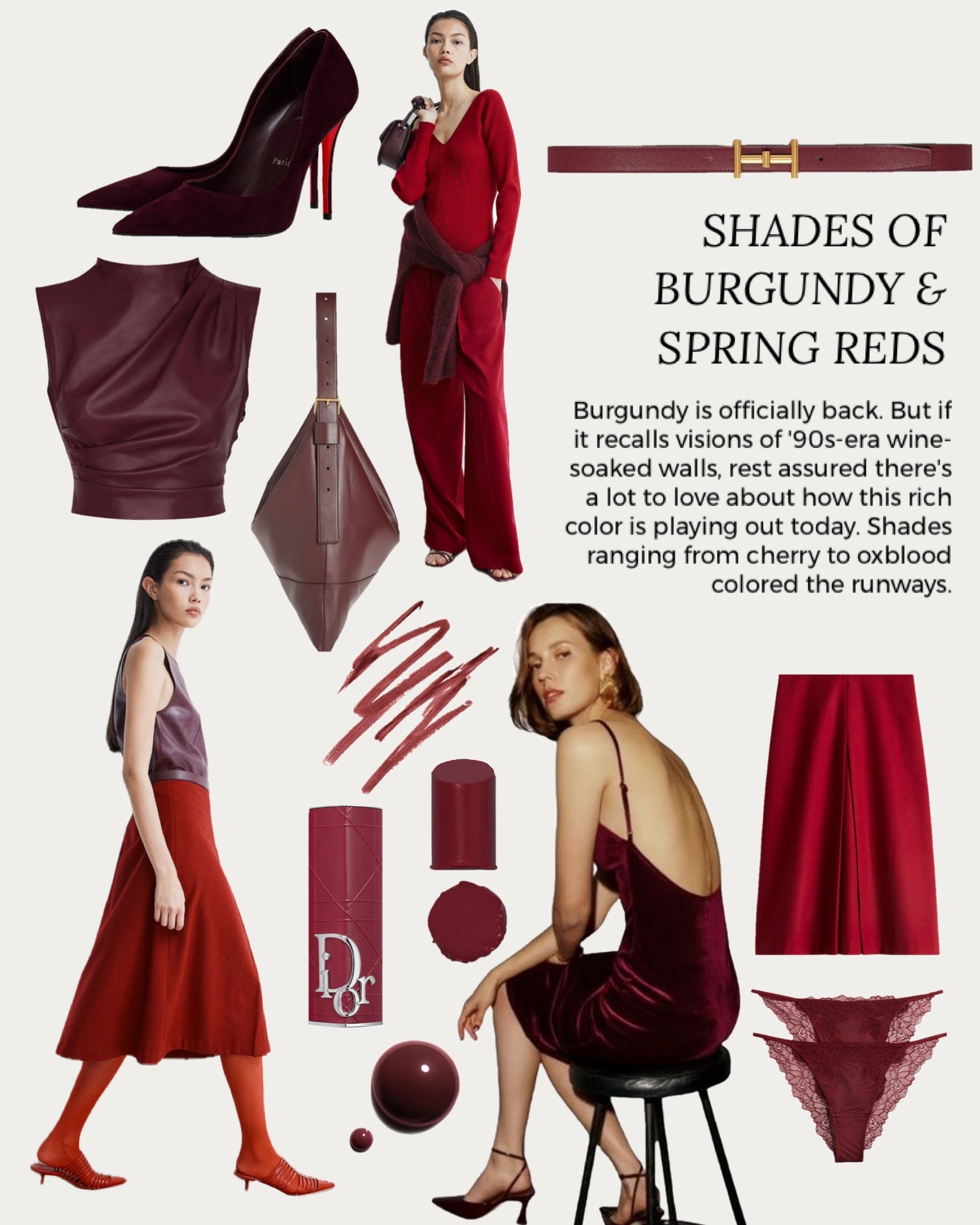 Burgundy edit 🥀

#burgundy #bag #heels #dress #lingerie top skirt flats sneakers laptop case Ysl sweatshirt phone case Nike

#LTKootd #LTKgrwm #LTKOver40