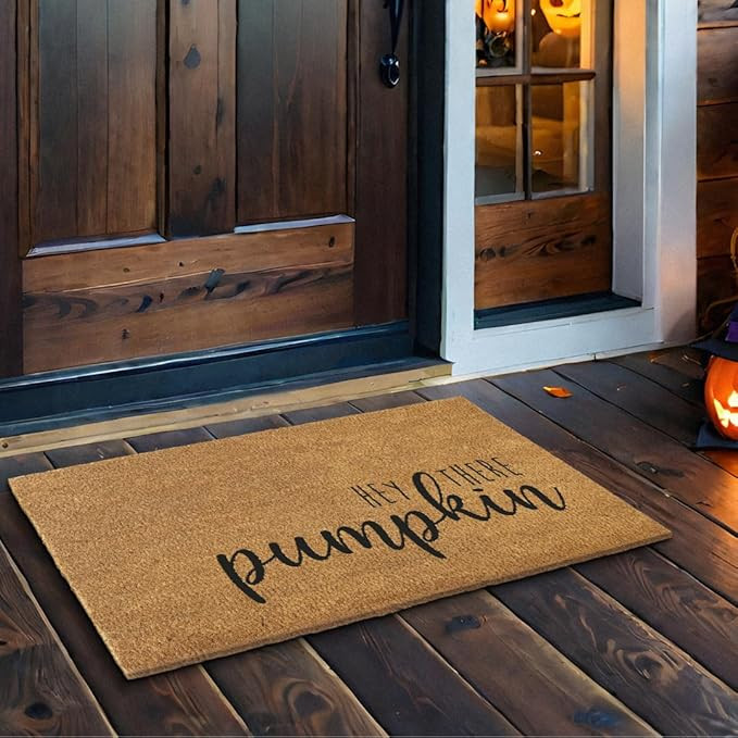 Hey There Pumpkin Door Mat 30x17 Inch, Hello Pumpkin Door Mat, Pumpkin Outdoor Mat, Halloween Doo... | Amazon (US)