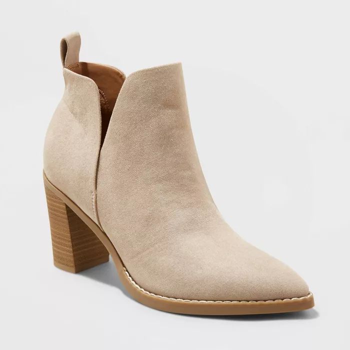 Women's Vanessa Heeled Ankle Boots - Universal Thread™ | Target