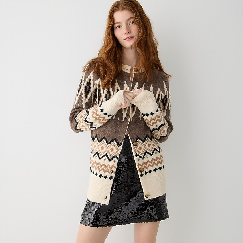 Fair Isle cardigan | J. Crew US