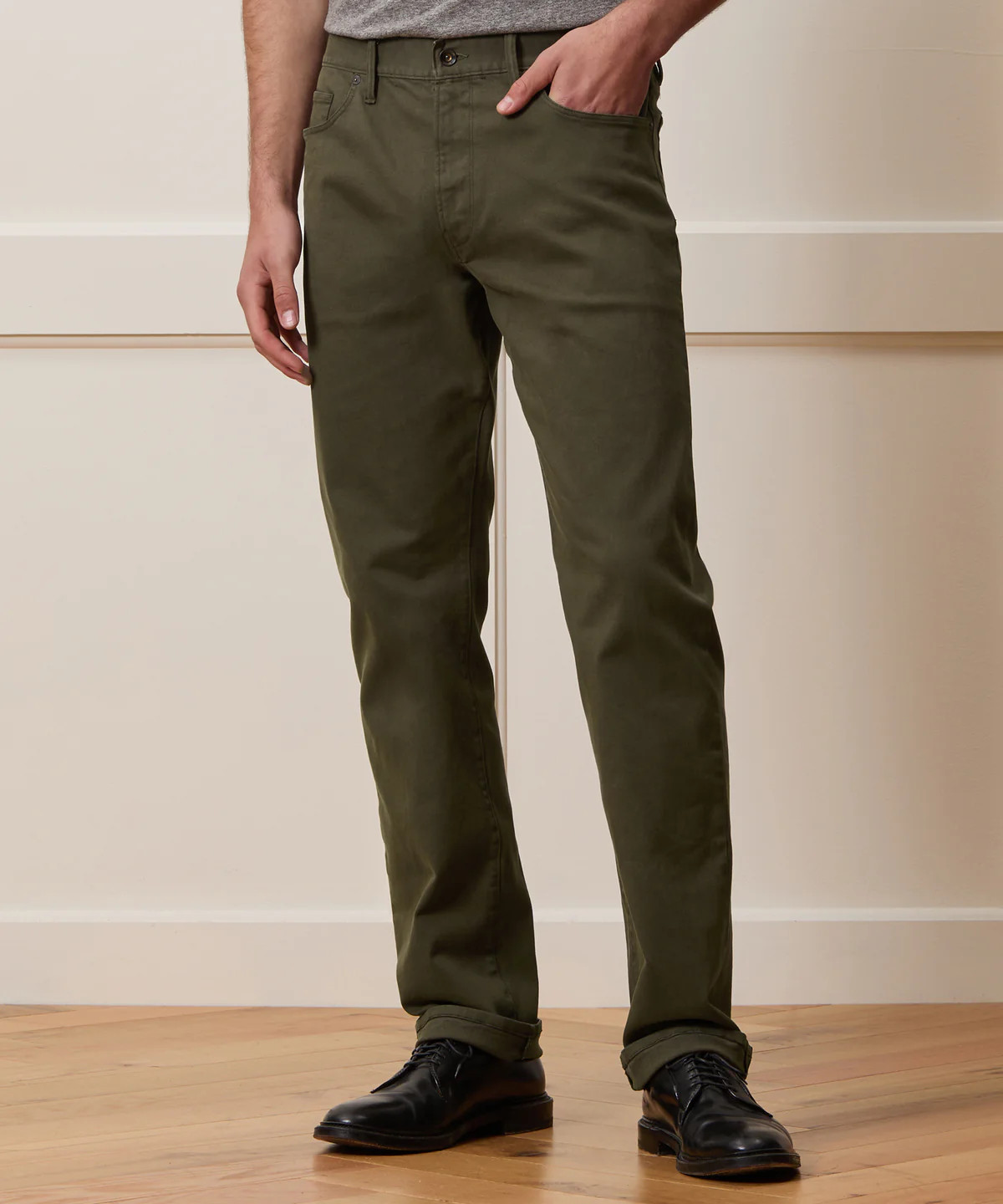 Straight Fit 5-Pocket Chino | Todd Snyder