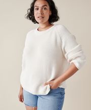 Cotton Fisherman Sweater | Jenni Kayne