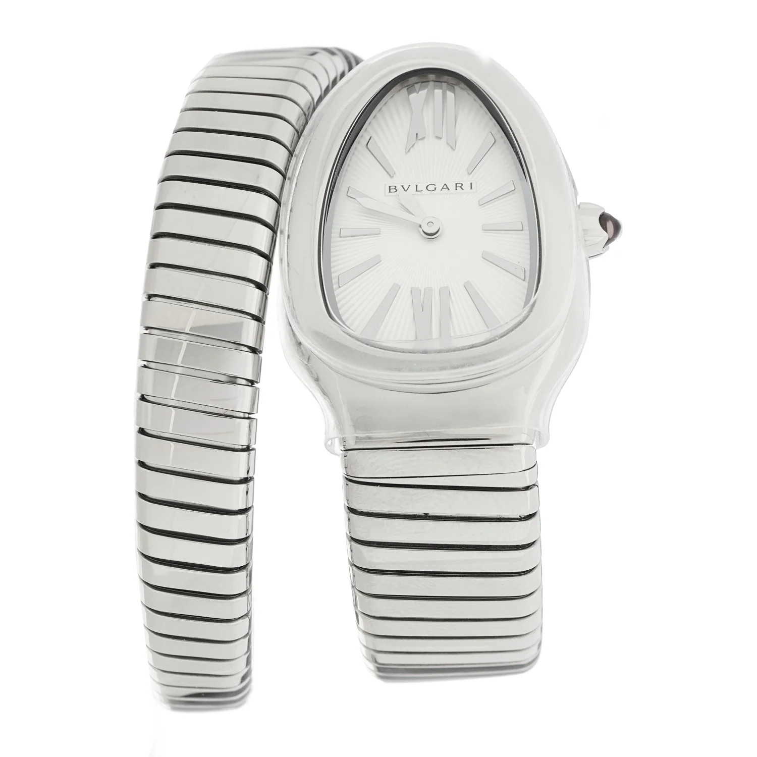 Bulgari Stainless Steel 35mm Serpenti Tubogas Quartz Watch 1874664 | FASHIONPHILE (US)