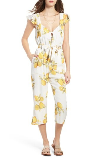 Women's For Love & Lemons Limonada Crop Jumpsuit | Nordstrom