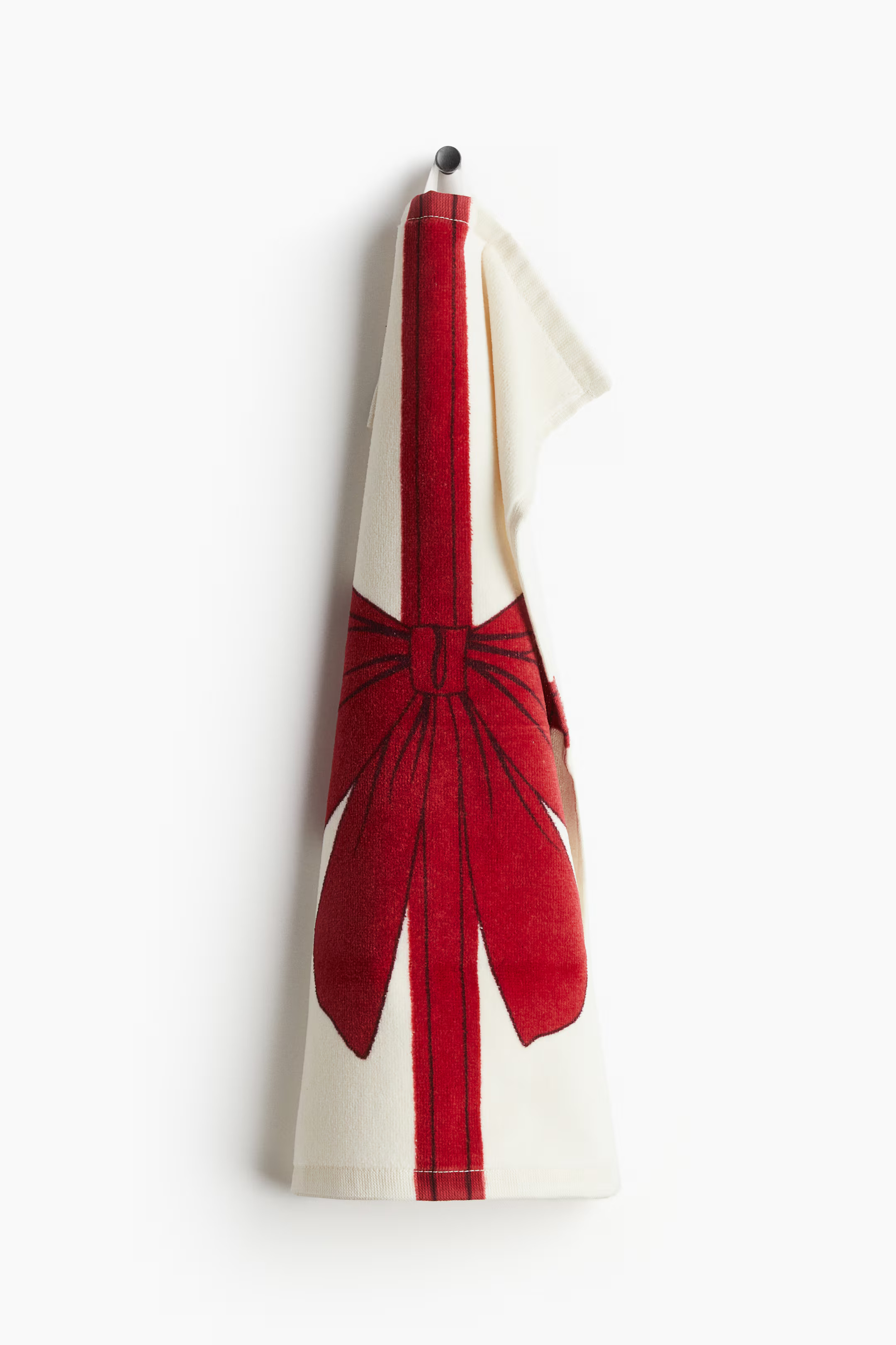 Christmas-motif Guest Towel - White/candy cane - Home All | H&M US | H&M (US + CA)