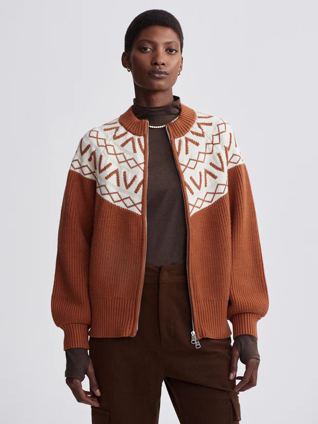 Alys Fairisle Knit Jacket | Varley US | Varley US