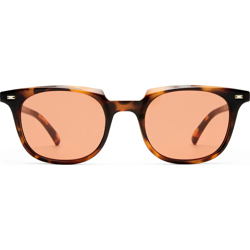 Le Specs Le Resolu 51mm D-Frame Sunglasses in Dark Tort /Cinnamon Tint at Nordstrom | Nordstrom
